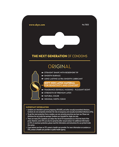 Lifestyles SKYN Original Condoms - Box of 3