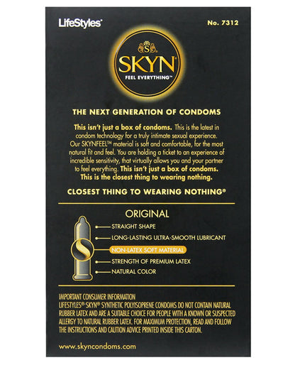 Lifestyles SKYN Original Condoms - Box of 12