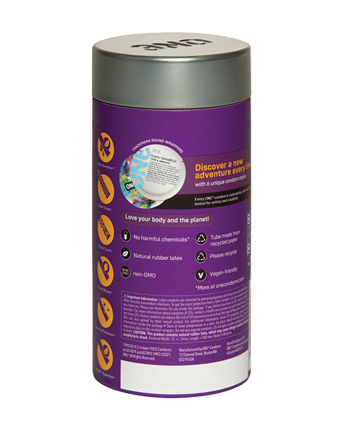 One Mixed Pleasures Condoms - Jar of 12