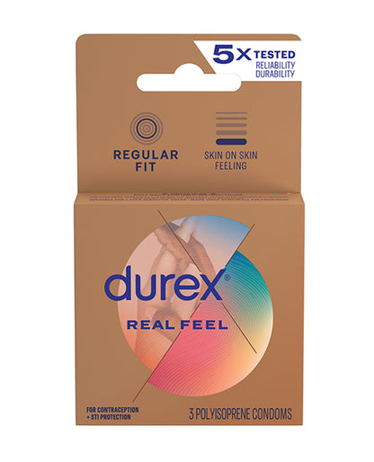 NO ETA Durex Avanti Real Feel Non Latex Condoms - Pack of 3