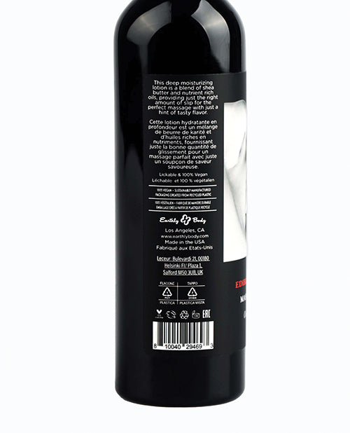 Earthly Body Earthly Body Hemp Seed by Night Edible Lotion - 8 oz Cherry - Image 4
