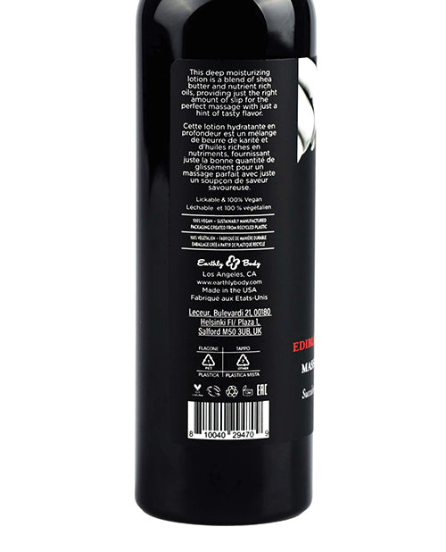 Earthly Body Earthly Body Hemp Seed by Night Edible Lotion - 8 oz Strawberry - Image 4