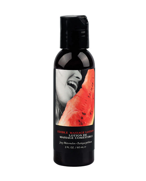 Earthly Body Earthly Body Hemp Seed by Night Edible Lotion - 2 oz Watermelon - Image 3