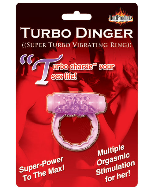 Humm Dinger Turbo Vibrating Cockring - Purple