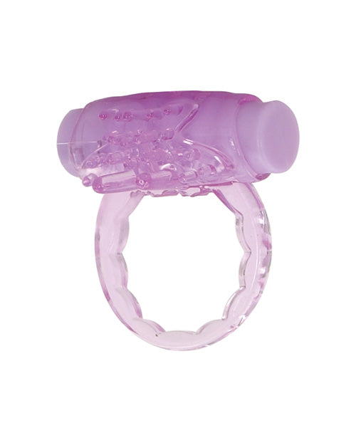 Humm Dinger Turbo Vibrating Cockring - Purple