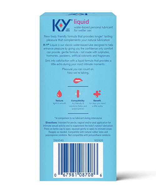 K-Y Natural Feeling Liquid - 2.4 oz