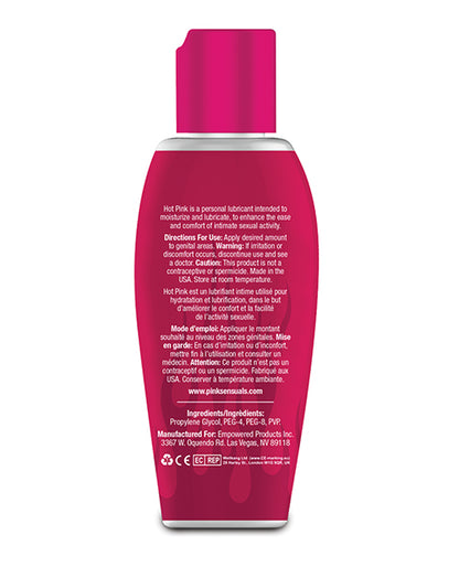 Hot Pink Lube - 2.8 oz Bottle