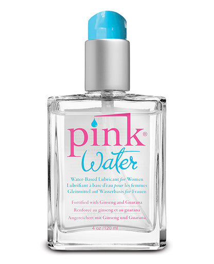 Pink Water Based Lubricant - 4 oz Bottle w/Pump