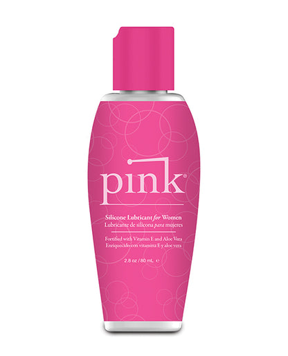 Pink Silicone Lube - 2.8 oz Flip Top Bottle