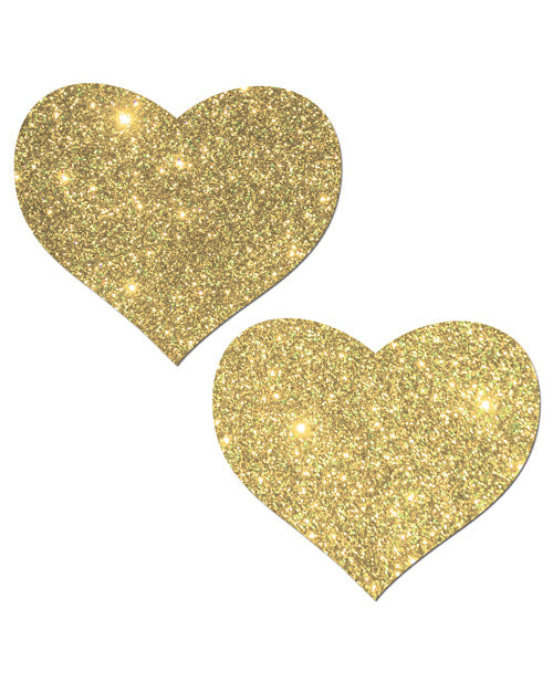 Pastease Premium Glitter Heart - Gold O/S