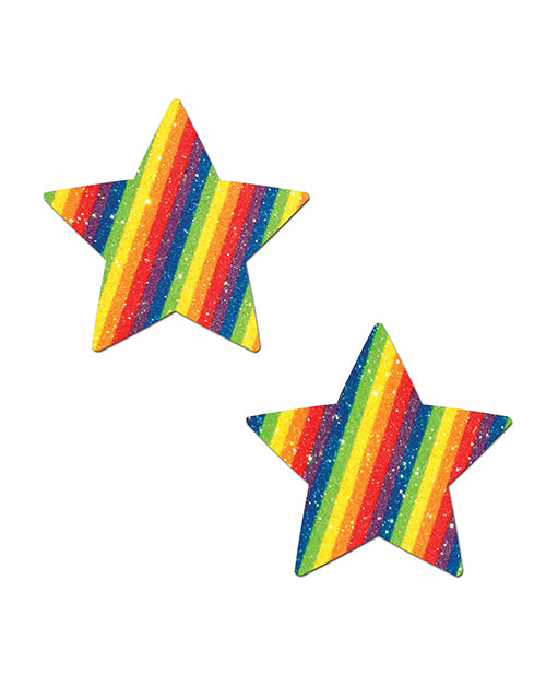 Pastease Premium Glitter Star - Rainbow O/S