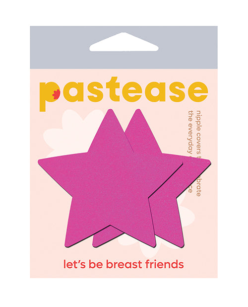 Pastease Pastease Basic Star Black Light Reactive - Neon Pink O/S - Image 5