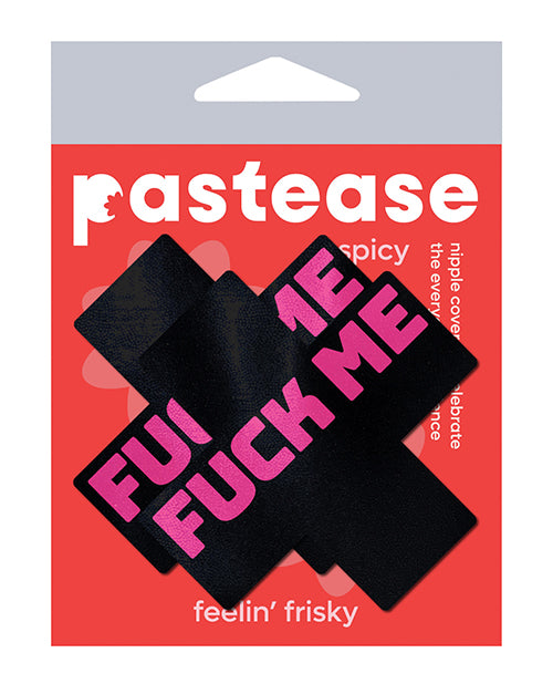 Pastease Fuck Me Plus - Black/Pink O/S