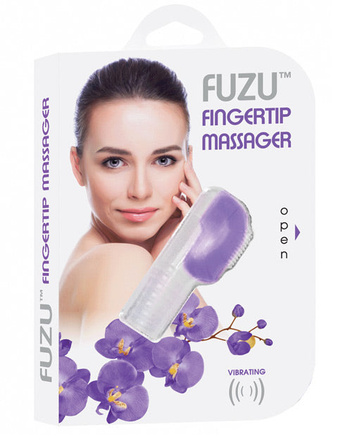 Fuzu Fingertip Massager - Neon Purple