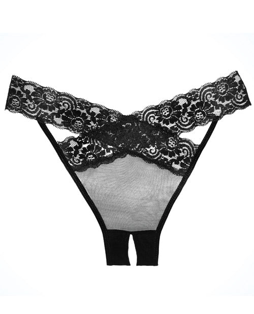 Adore Sheer & Lace Desire Panty Black O/S