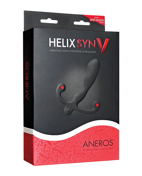 Aneros Vibrating Helix Syn V Prostate Massager- Black