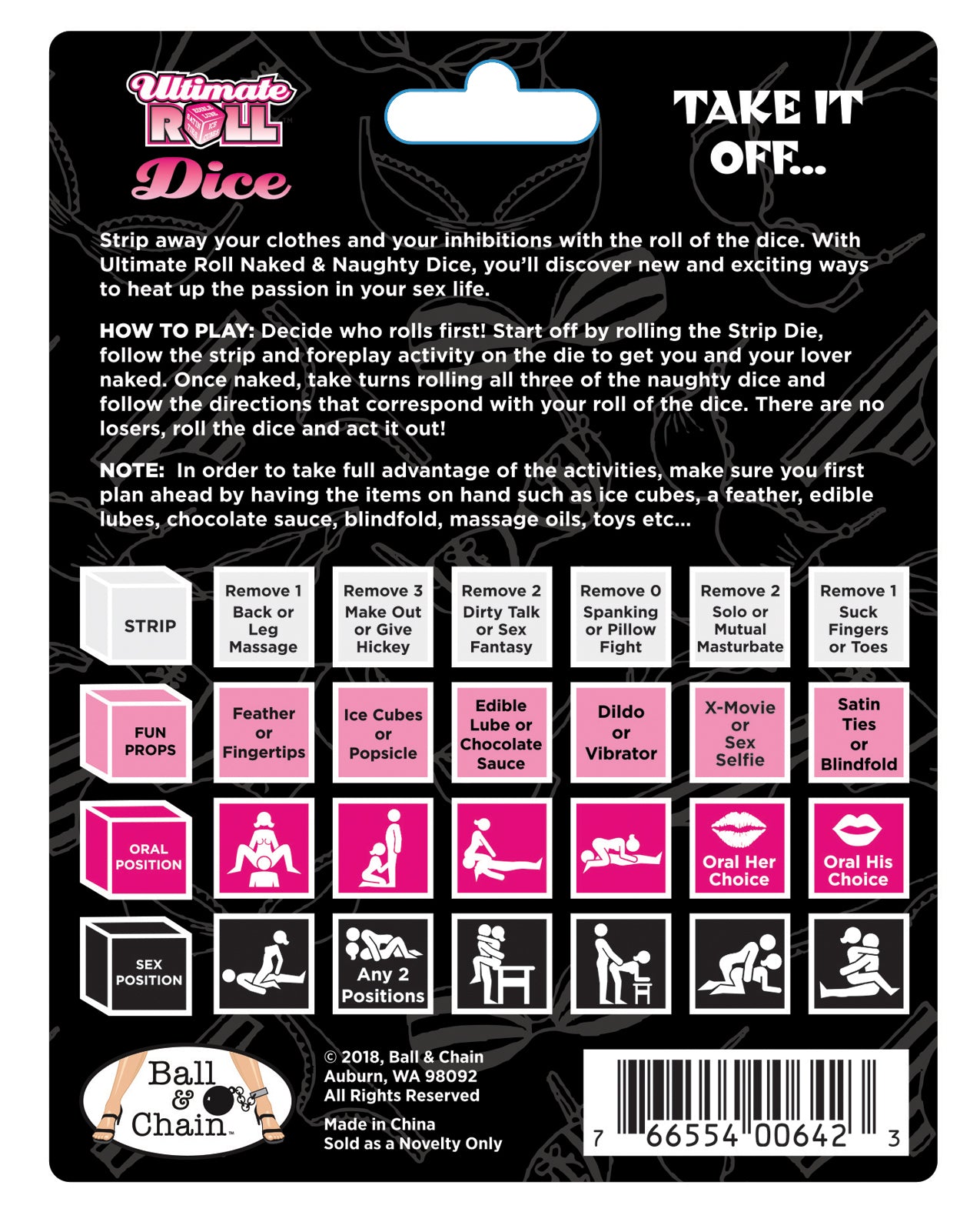 Ultimate Roll Naked & Naughty Dice