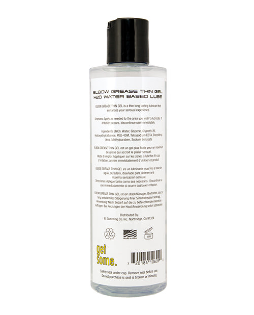 H2O Elbow Grease H2O Thin Gel - 8.5 oz - Image 4
