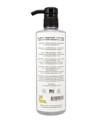 H2O Elbow Grease H2O Thin Gel - 16 oz - Image 4