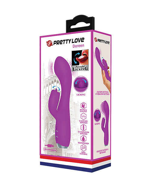 Pretty Love Gloria Licking Rabbit - Fuchsia