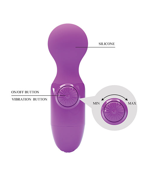Pretty Love Little Cute Mini Stick Massager - Purple