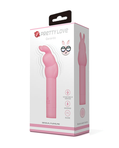 Pretty Love Gerardo Bunny Vibrator - Pink