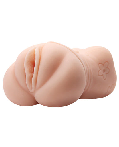 Crazy Bull No Lube Vagina Masturbator Sleeve - Ivory