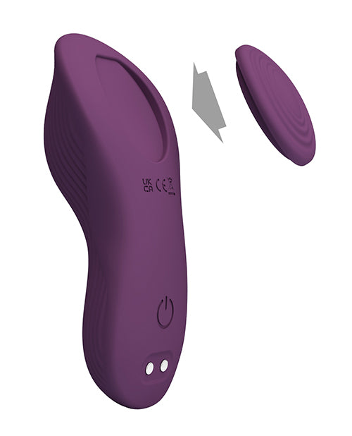 Pretty Love Mane Magnetic App-Controlled Panty Vibe - Purple