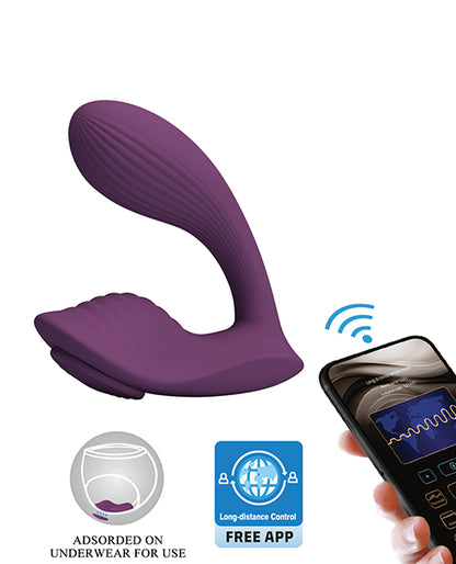 Pretty Love Franz Magnetic App-Controlled Panty Vibe - Purple