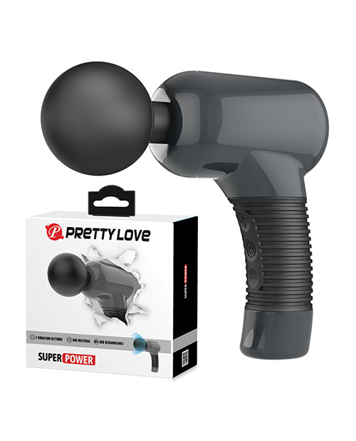 Pretty Love Super Power Fun Gun Massager - Black