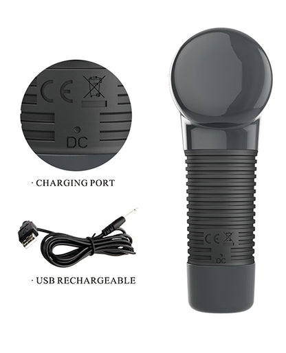 Pretty Love Super Power Fun Gun Massager - Black