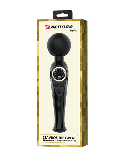 Pretty Love Skylar LED Digital Dsply Wand - Black