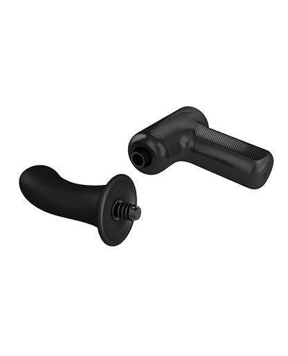 Pretty Love DJ Doctor Thrusting Gun Massager - Black