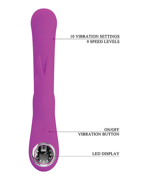 Pretty Love Lamar LED Digital Dsply Rabbit - Fuchsia