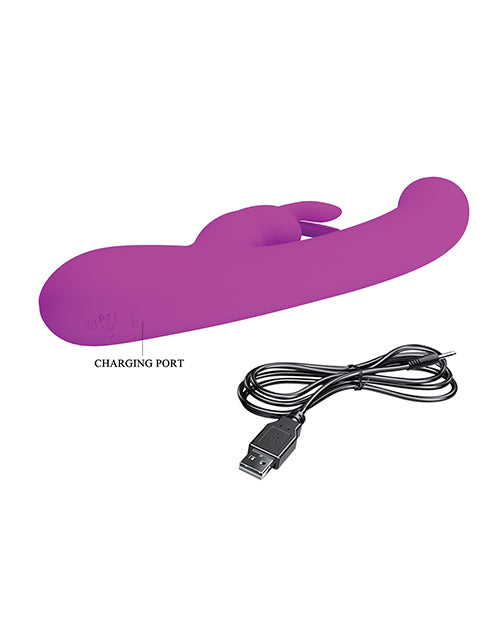 Pretty Love Lamar LED Digital Dsply Rabbit - Fuchsia