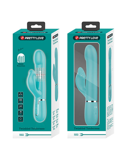 Pretty Love Twinkled Tenderness Falin Rolling Ball Rabbit - Aqua