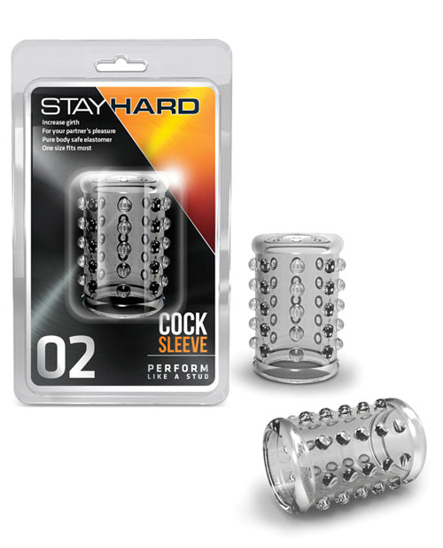 Blush Stay Hard Cock Sleeve 02 - Clear