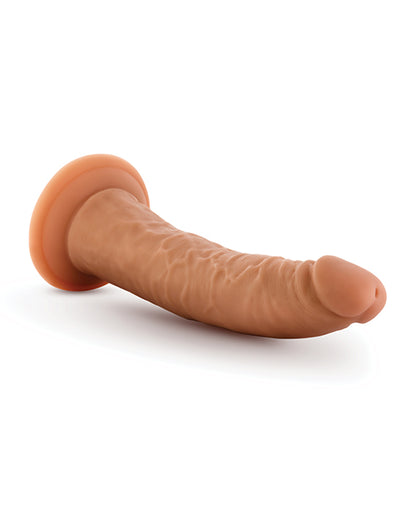 Blush Dr. Skin Glide 7.5" Self Lubricating Dildo - Mocha