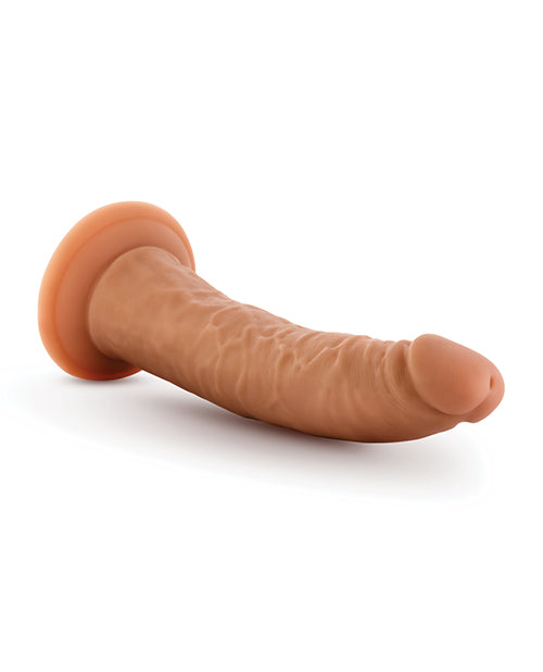 Blush Dr. Skin Glide 7.5" Self Lubricating Dildo - Mocha