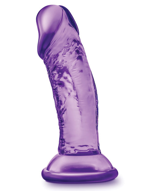 Blush B Yours Sweet n Small 4" Dildo w/ Suction Cup - Purple