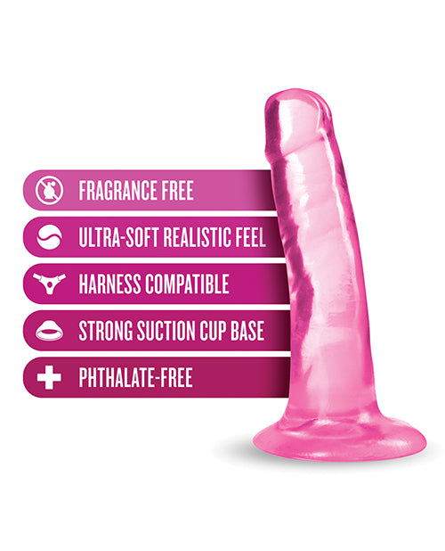 Blush B Yours Plus 5" Hard n' Happy Dildo - Pink