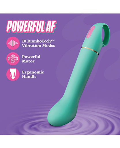 Aria - Flirty AF 2.0 - Rechargeable Vibe - Teal