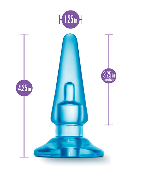 Blush B Yours Basic Anal Plug - Blue