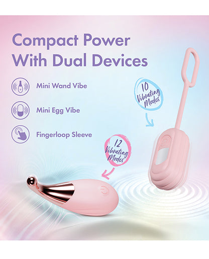 Blush Play With Me Wanderlust 4 Piece Vibrator Set - Pink