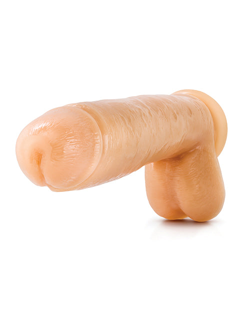 Blush Hung Rider Butch 11" Dildo w/Suction Cup - Flesh