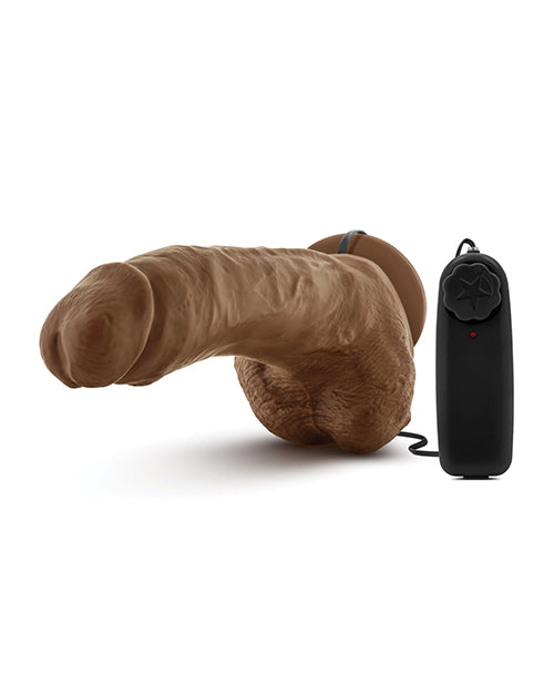 Blush Coverboy The Boxer 9" Vibrating Realistic Cock - Mocha