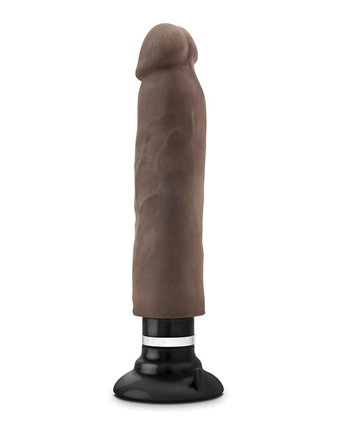 Blush Au Naturel 11" Sensa Feel Magnum Vibrating Dong - Chocolate
