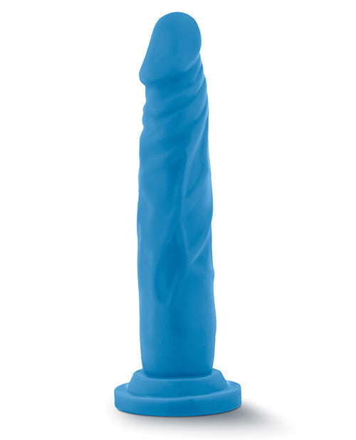 Blush Neo Dual Density 7.5" Cock - Neon Blue