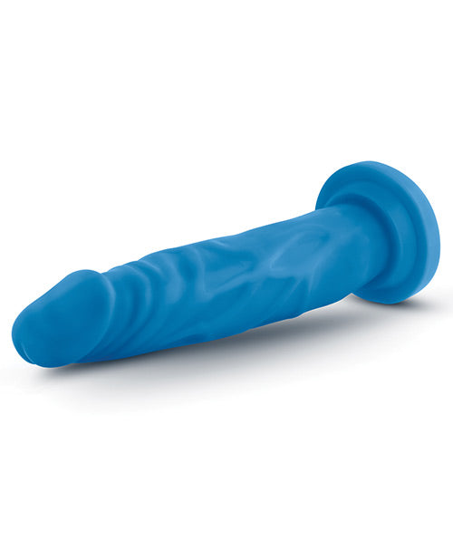 Blush Neo Dual Density 7.5" Cock - Neon Blue