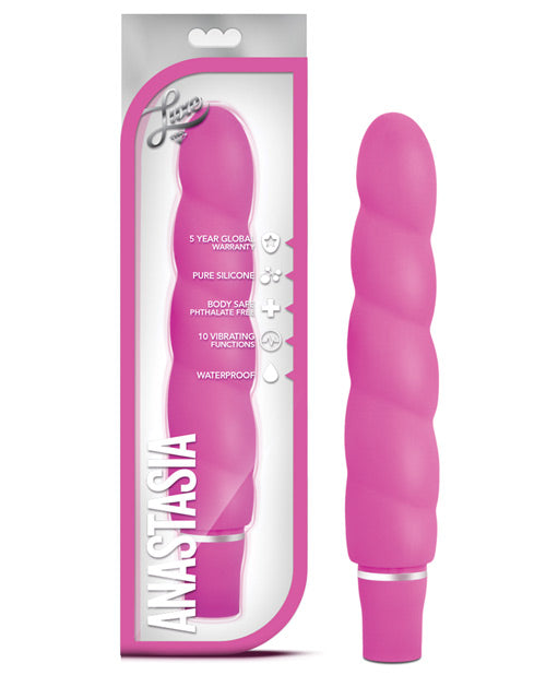 Blush Luxe Anastasia Silicone Vibrator - Pink